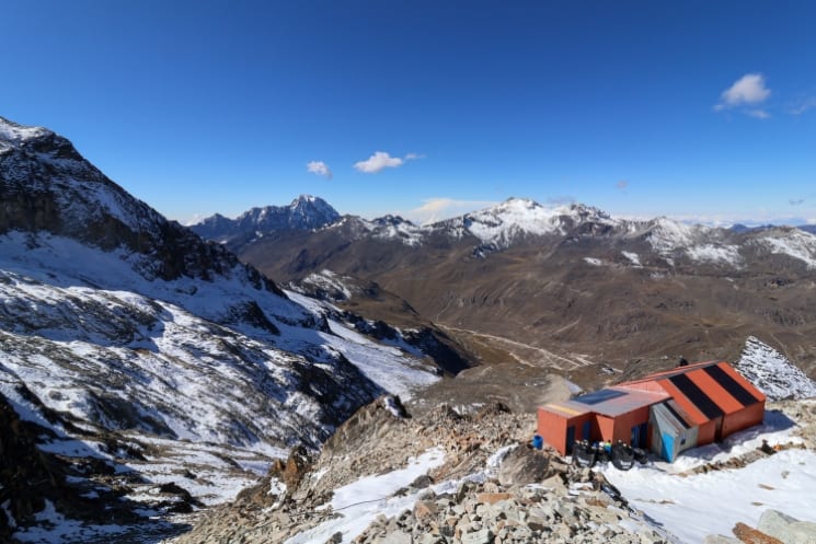View from the high camp (5150 m)